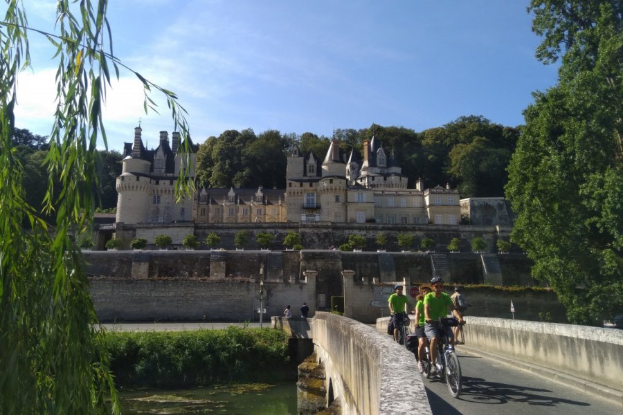 Balade à vélo, château de Rigny-Ussé. Alexandre BLOND