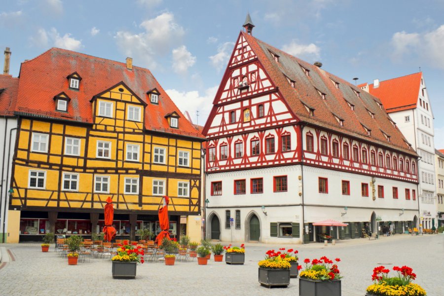 La ville colorée de Nördlingen. ArTo - Fotolia