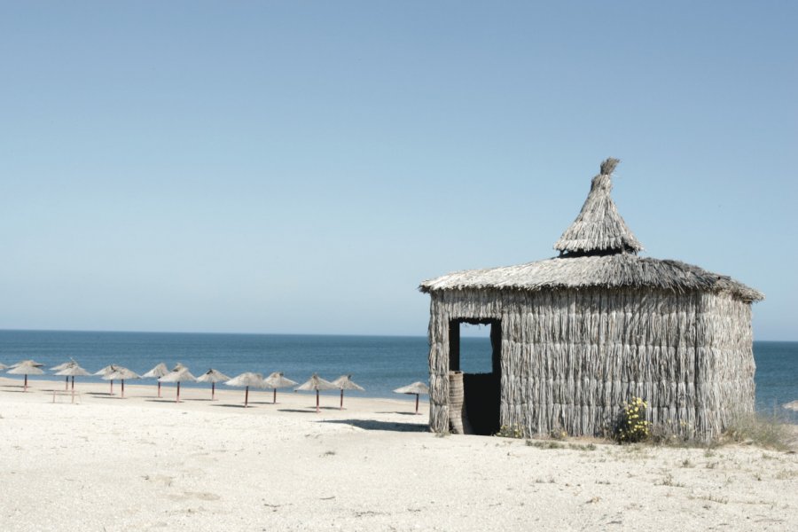 Plage de la péninsule d'Absheron. Sylvie FRANCOISE