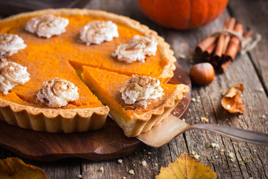Pumpkin pie. shutterstock -Anna Shepulova