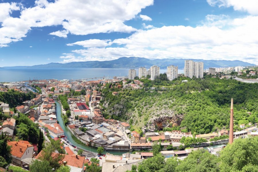 Panorama de la ville de Rijeka. Vuk8691 - iStockphoto