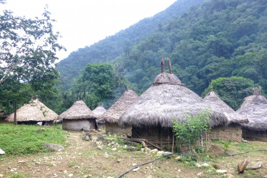 Village kogi proche de la Ciudad Perdida. Nicolas LHULLIER