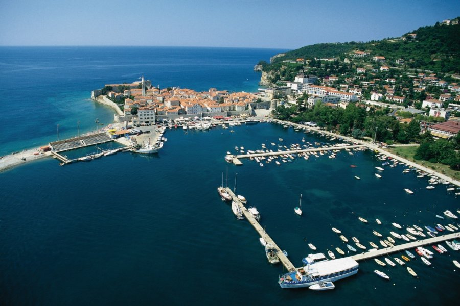 La ville de Budva. National Tourism Organisation of Montenegro