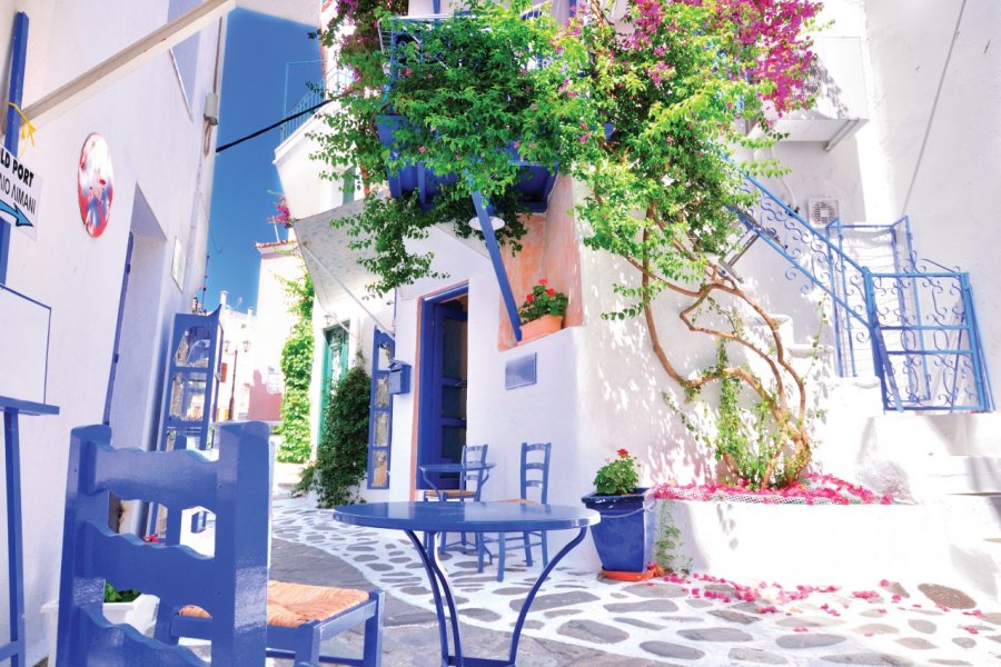 Dans les rues de Skiathos. Aetherial - iStockphoto