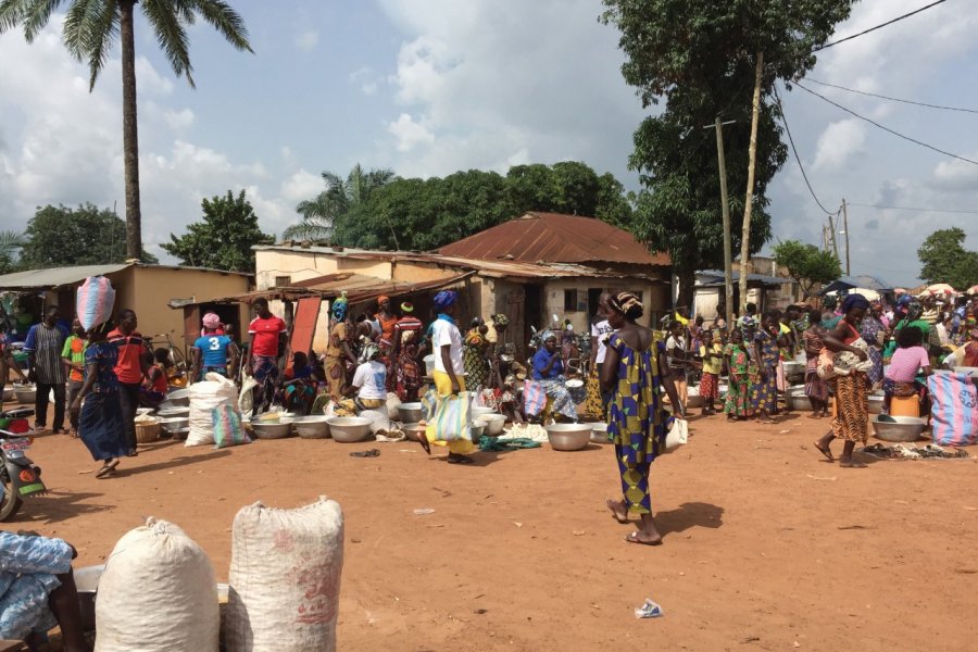 Marché de Niamtougou. Agathe Andrieu