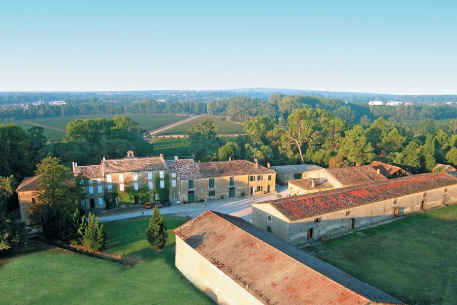 Château Auzias (la cave vieille et la cave neuve). Dominique Auzias