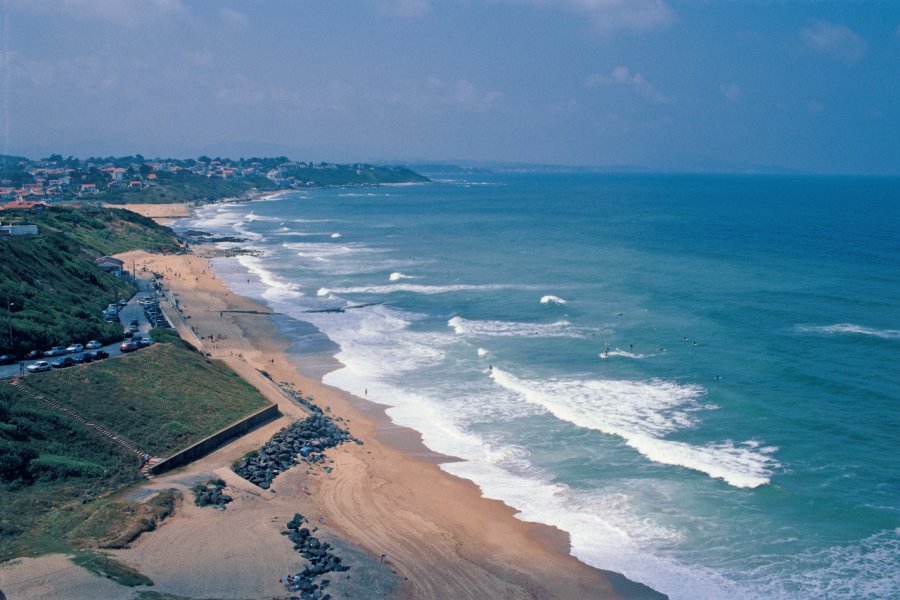 Golfe de Gascogne - Plage entre Bidart et Guéthary MARC AUGER - ICONOTEC