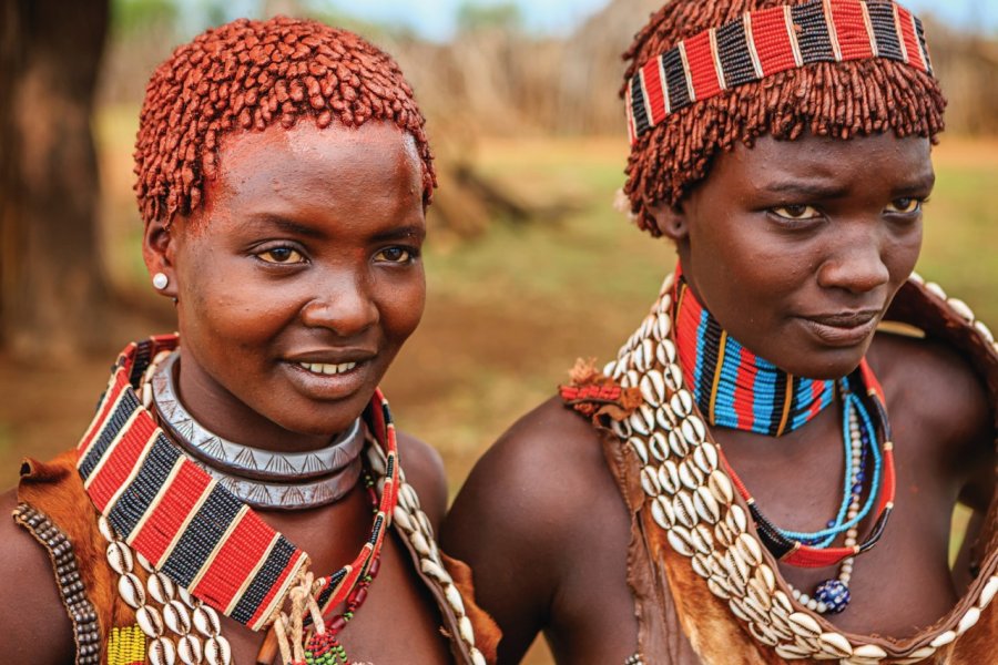Les membres de la tribu Hamer vivent dans sud-ouest de l'Éthiopie. Bartosz HADYNIAK - iStockphoto