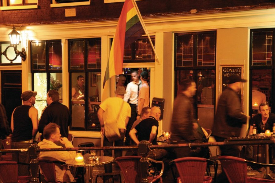 Cafés gays dans le centre d'Amsterdam Stéphan SZEREMETA