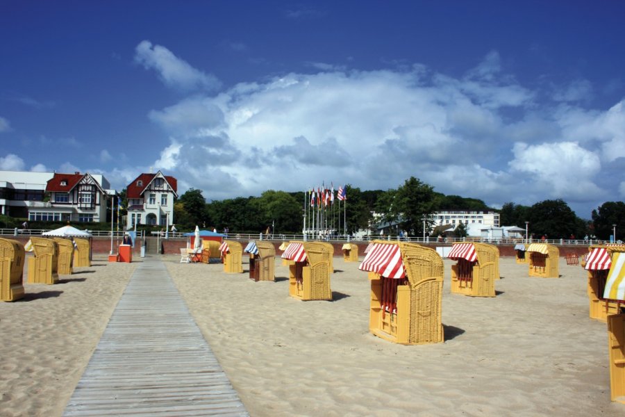 Plage de Travemünde. Bianka HAGGE - Fotolia