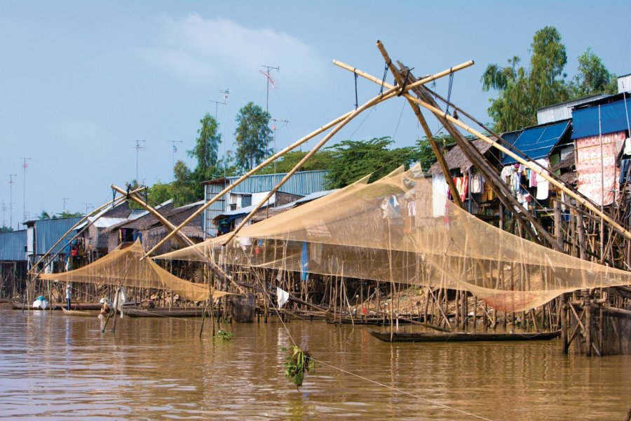 Les nasses des pêcheurs de Châu Doc. Author's Image