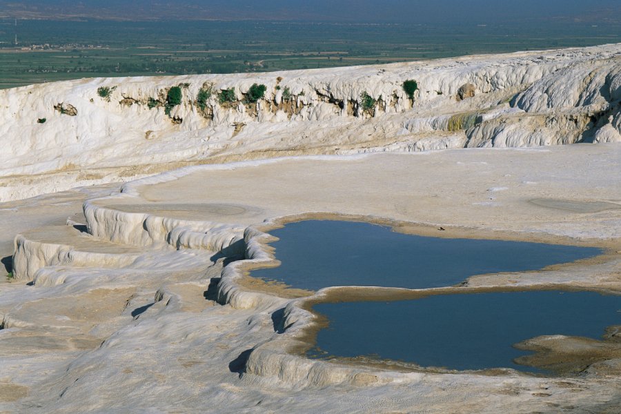 Pamukkale est un des plus beaux sites de la côte Égéenne. Hugo Canabi - Iconotec