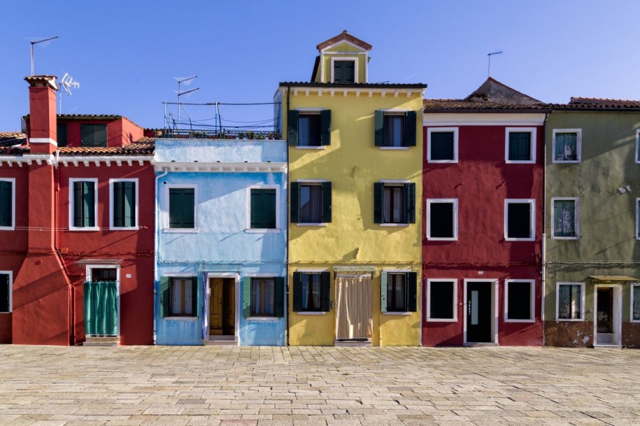 Burano et ses façades colorées. FrancescoRizzato