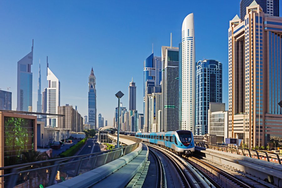 Le métro de Dubaï. (© Laborant - Shutterstock.com))