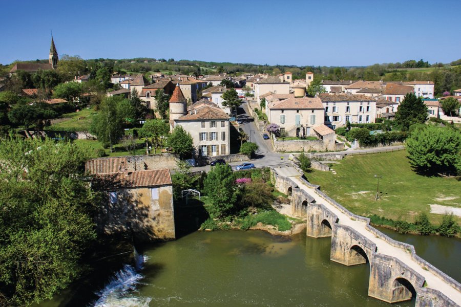 Vue sur Barbaste. ADRT47