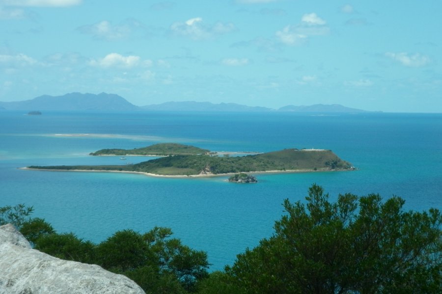 Vue sur l'îlot Sainte-Marie depuis le Ouen Toro (© Maïlys ALBERTO))