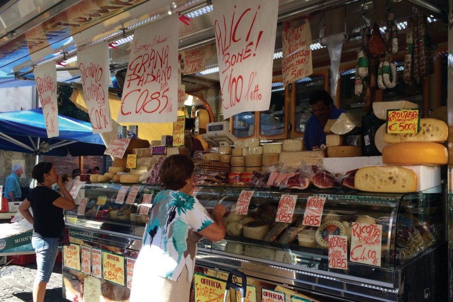 Marché à Orvieto, ambiance typique et chaleureuse garantie ! Muriel PARENT