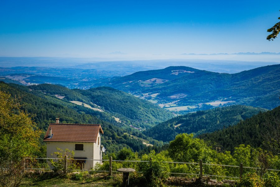 Vue depuis Lavouvesc. Pernelle Voyage - stock.adobe.com