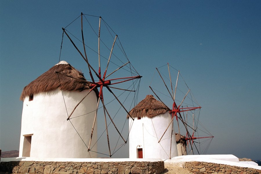 Moulins sur l'île de Mykonos. Author's Image
