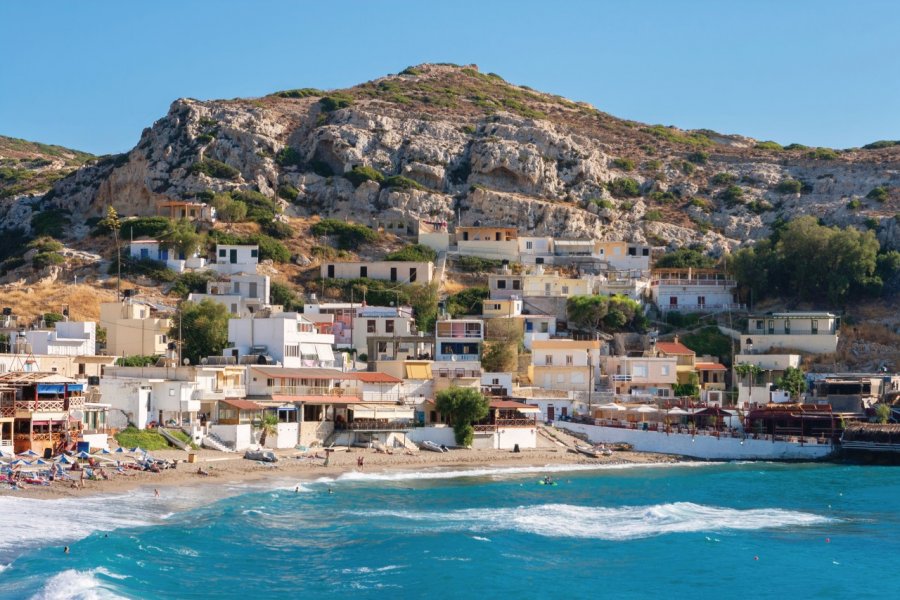 La plage de Matala. Arsty - iStockphoto