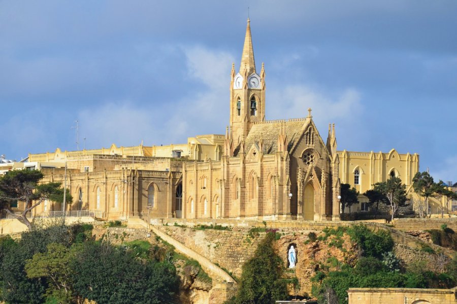 Eglise Notre-Dame-de-Lourdes à Mgarr. KarelGallas - iStockphoto