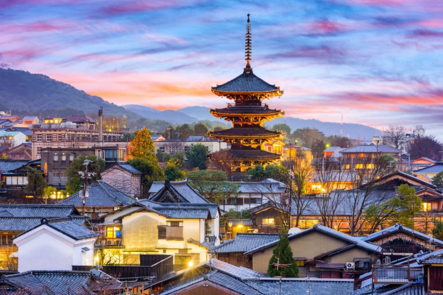 Quartier historique de Higashiyama, à Kyoto. Sean Pavone - Shutterstock.Com