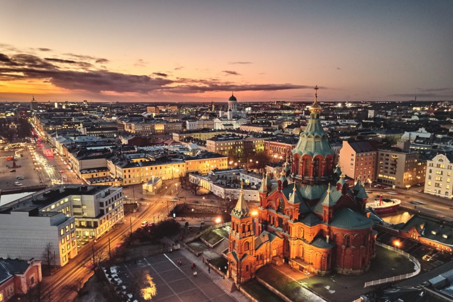 Vue aérienne d'Helsinki. Karavanov_Lev - Shutterstock.com