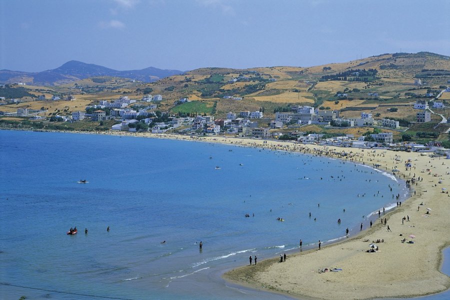 Plage de Dalia située dans la région de Ksar Seghir. Hugo Canabi - Iconotec