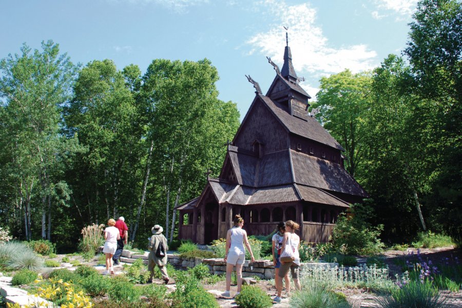 Stavkirke sur la Washington Island Jon Jarosh/Door County Visitor Bureau