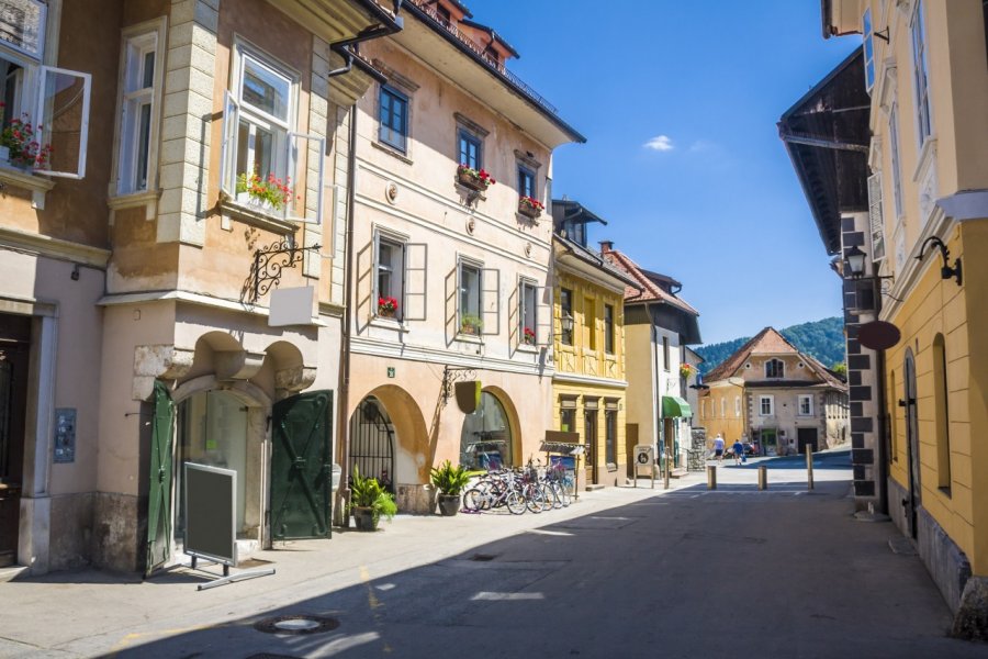 La vieille ville de Skofja Loka. Anilah - Shutterstock.com