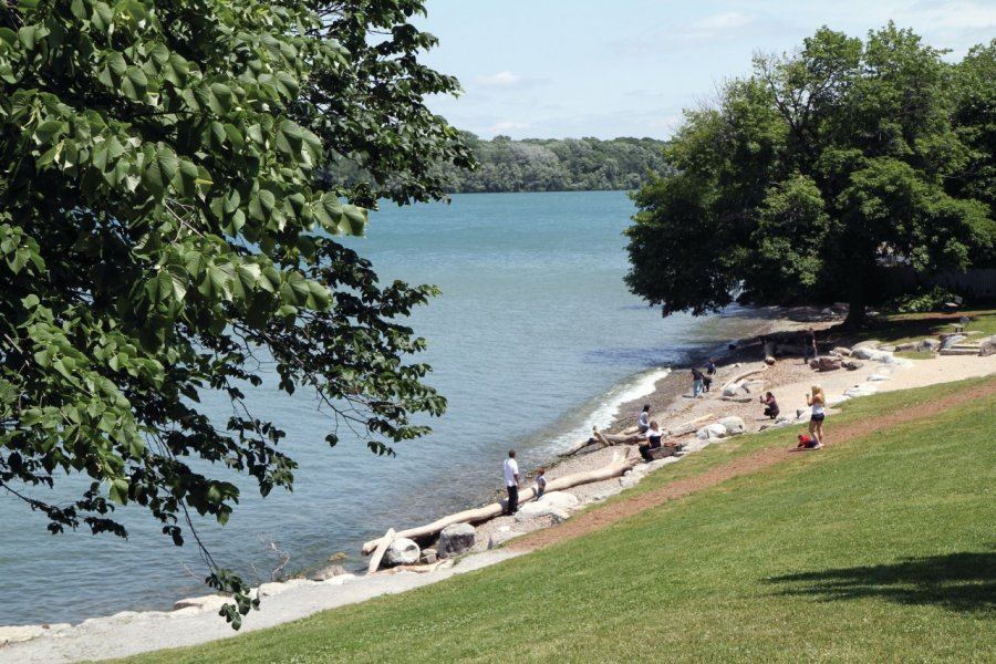 Parc au bord du lac Ontario à Niagara-on-the-Lake. Stéphan SZEREMETA