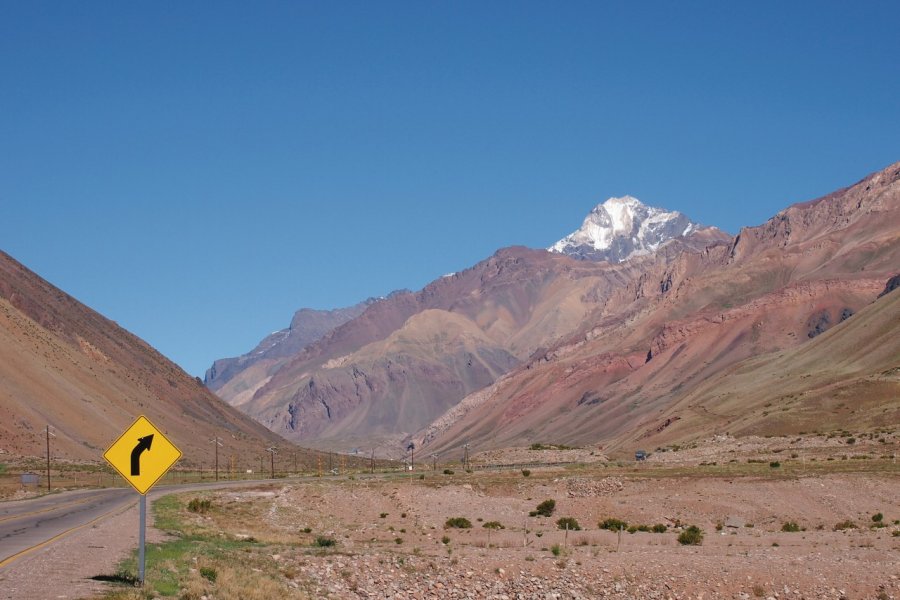 Vue sur l'Aconcagua, Panaméricaine. Maxime DRAY