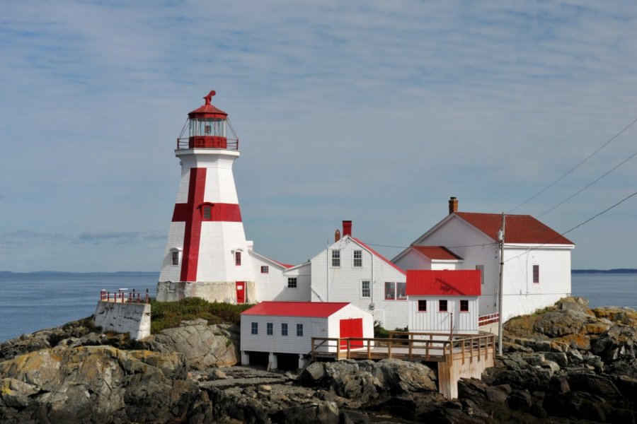 Phare d'East Quoddy à Campobello Island au Nouveau-Brunswick. pmstephens - Fotolia