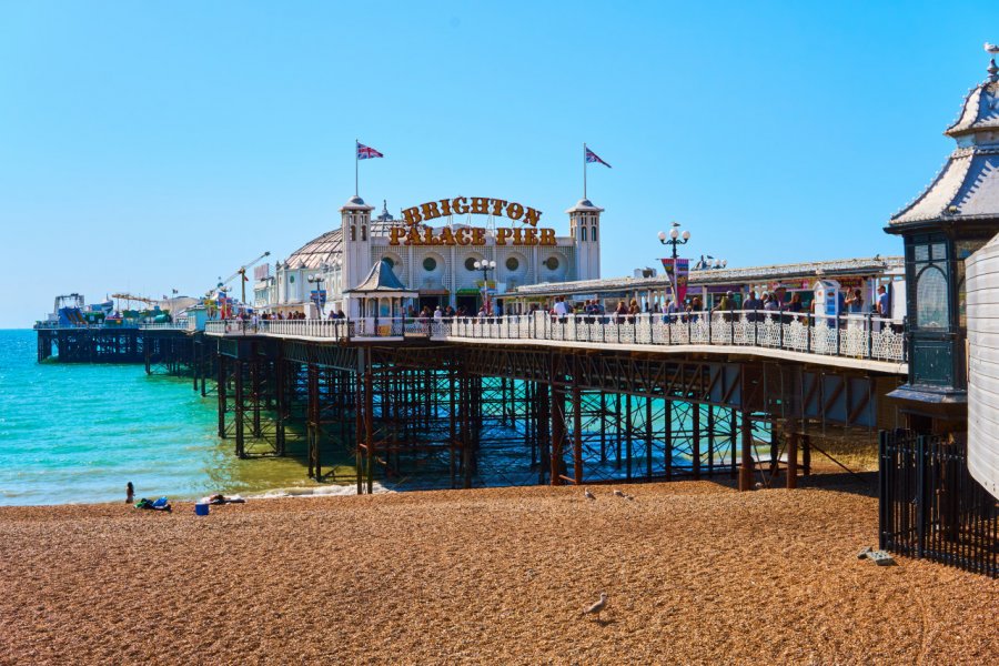 Le Palace Pier à Brighton. Michaelasbest - Shutterstock.com