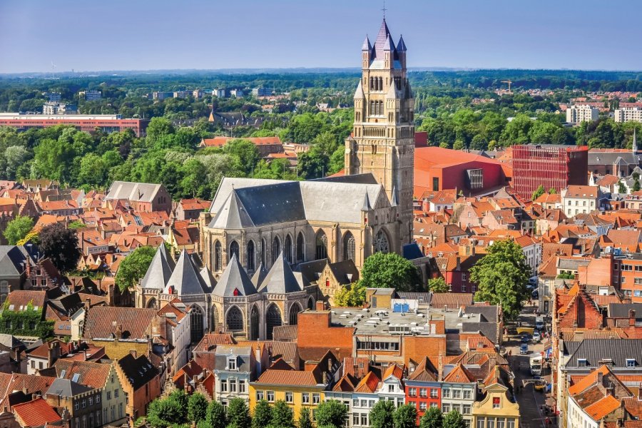 Vue sur la vieille ville de Bruges. (© MartinM303 - iStockphoto))