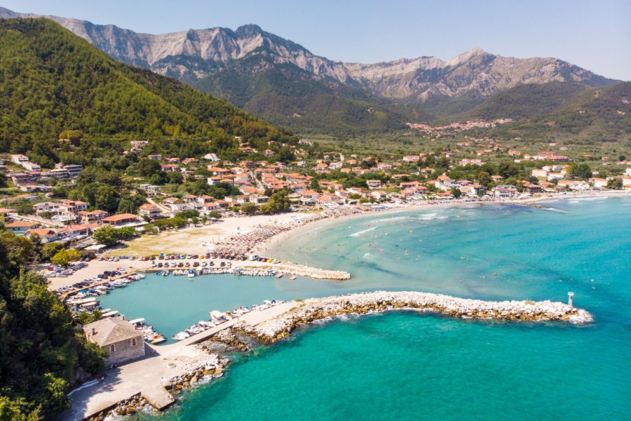 Golden Beach à Thassos. Calin Stan - Shutterstock.com