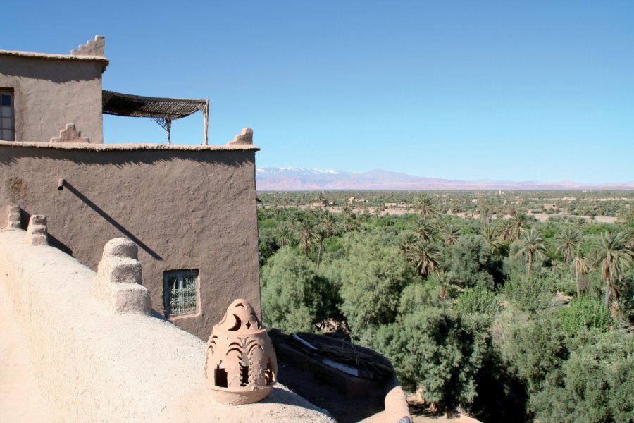 Habitation avec vue sur la palmeraie. Stéphan SZEREMETA