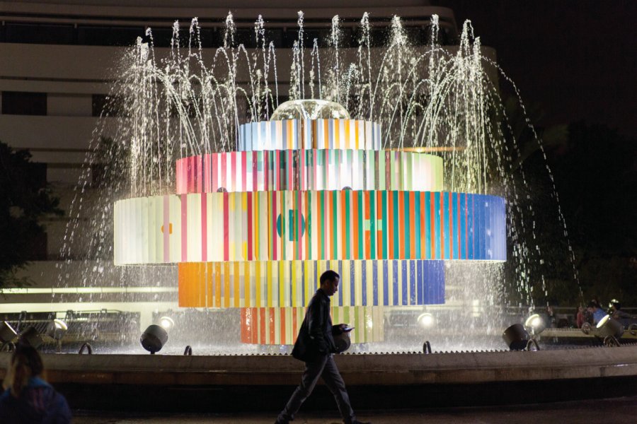 L'emblématique fontaine de la place Dizengoff. Linneah Anders / Tel Aviv Global & Tourism