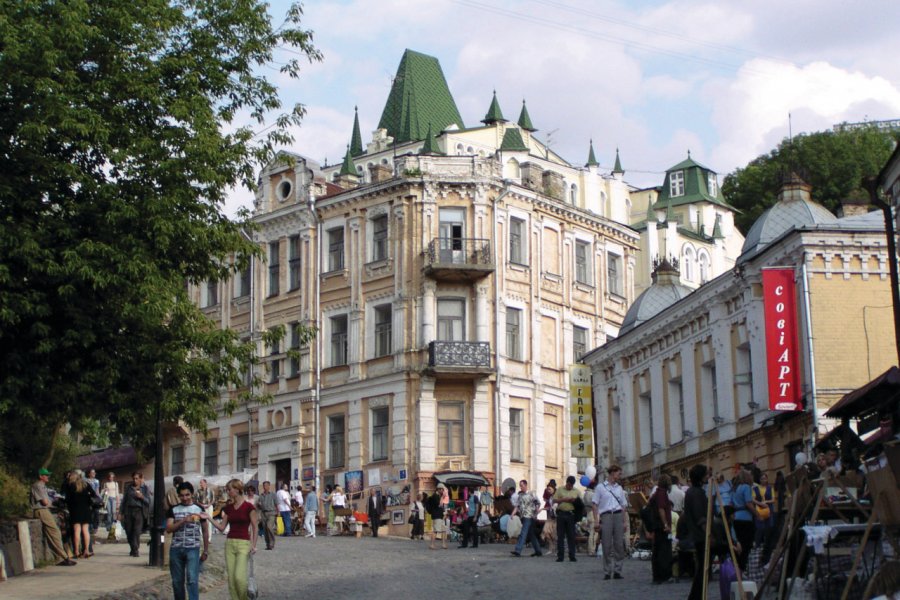 Château Richard Coeur de Lion à Andriyivski Ouzviv. Stéphan SZEREMETA