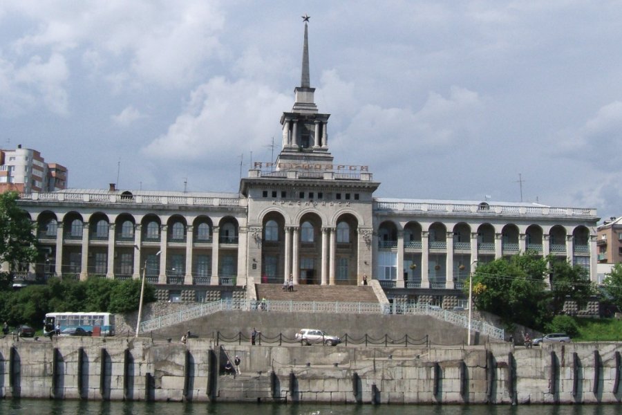 La gare fluviale de Krasnoïarsk Stéphan SZEREMETA