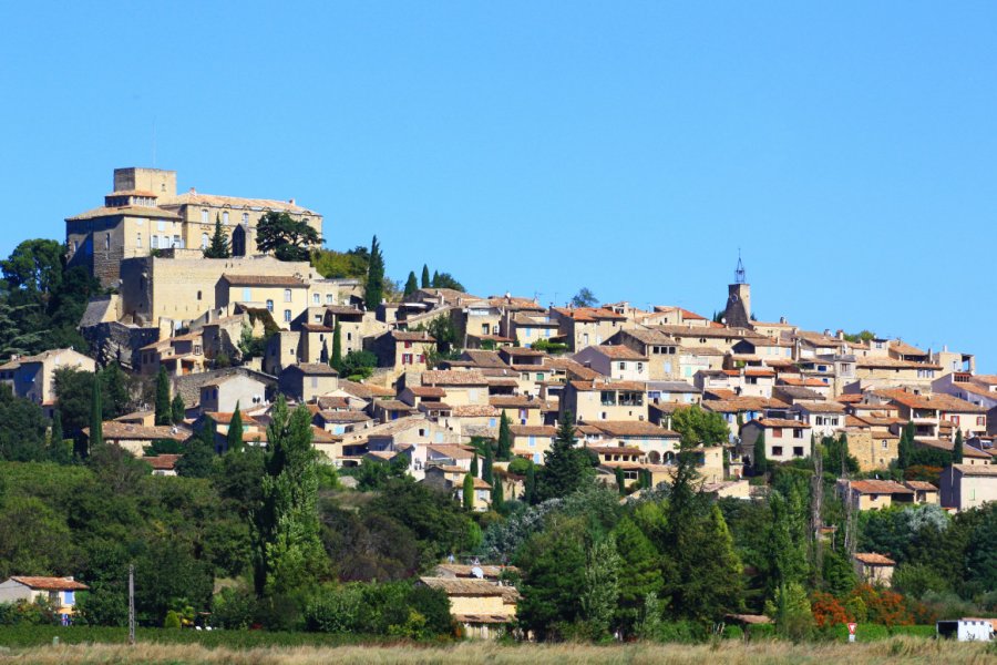 Vue générale d'Ansouis. HOCQUEL Alain - Coll. CDT Vaucluse