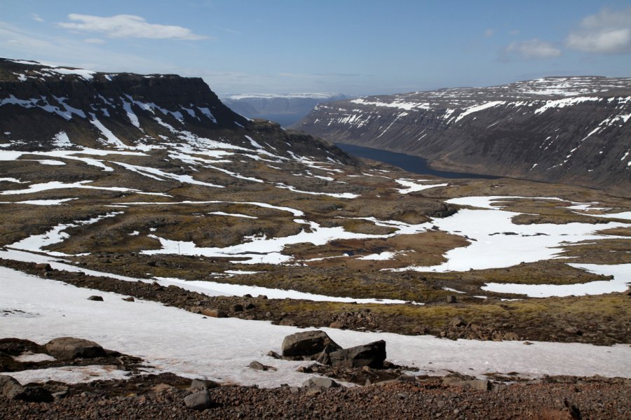 Approche du fjord Arnarfjörður. Stéphan SZEREMETA