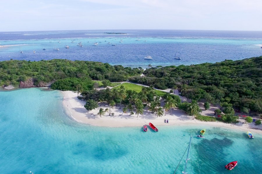 Vue de Tobago Cays. Erwin Barbé - Fotolia