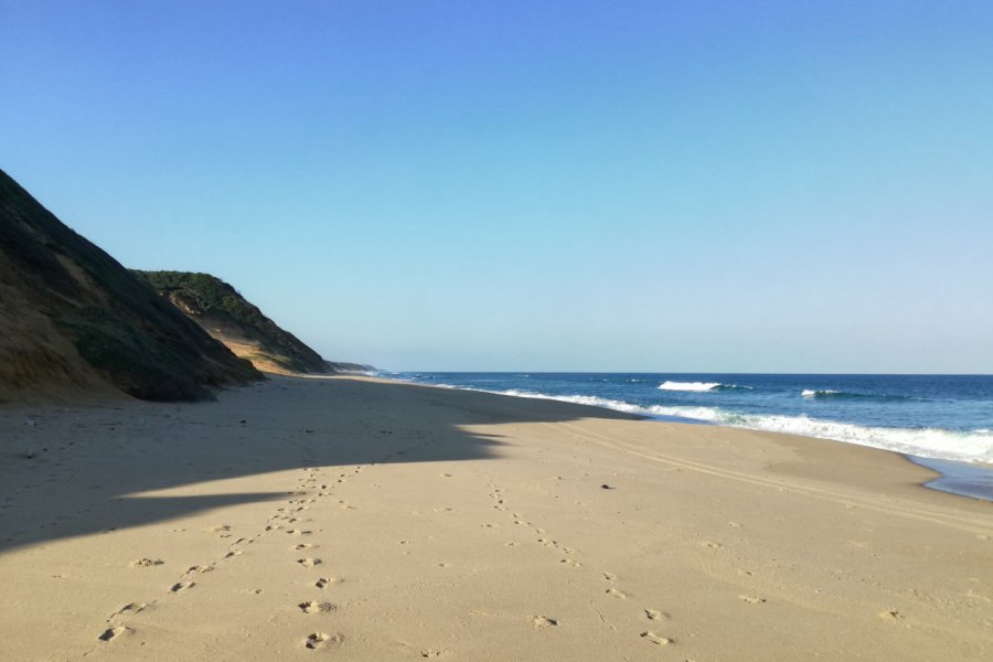 La plage de Bilene. Elisa Vallon