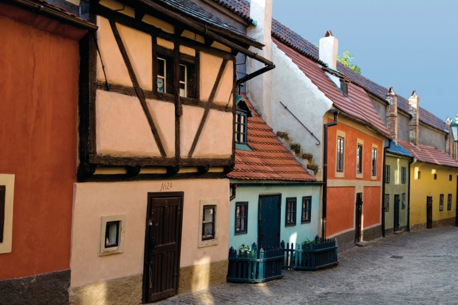 La Ruelle d'Or (Zlatá ulička) au Château royal (Pražský hrad). Author's Image