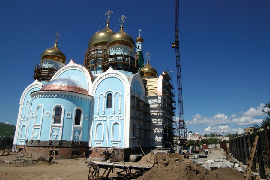 Eglise du Christ Sauveur en construction Stéphan SZEREMETA