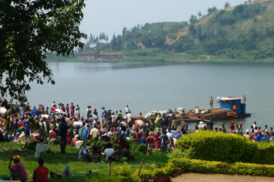 Marché de poissons à Gisenyi. François JANNE DOTHEE