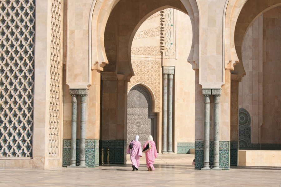 Mosquée Hassan II. Emmanuelle Combaud - Fotolia