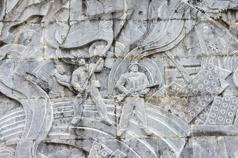 Représentation de la bataille de Diên Biên Phu. beibaoke - Shutterstock.com