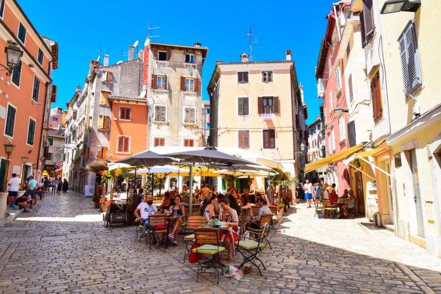 Vie quotidienne à Rovinj. Suratwadee Rattanajarupak - Shutterstock.com